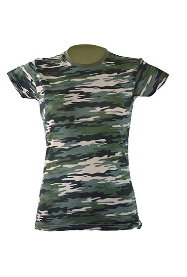 REGULAR T-SHIRT LADY camouflage REGULAR T-SHIRT LADY camouflage